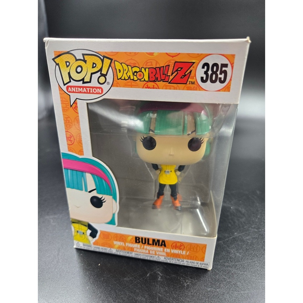 Funko Pop Dragon Ball Z Bulma 385 Vinyl Figure Animation DBZ Boxed